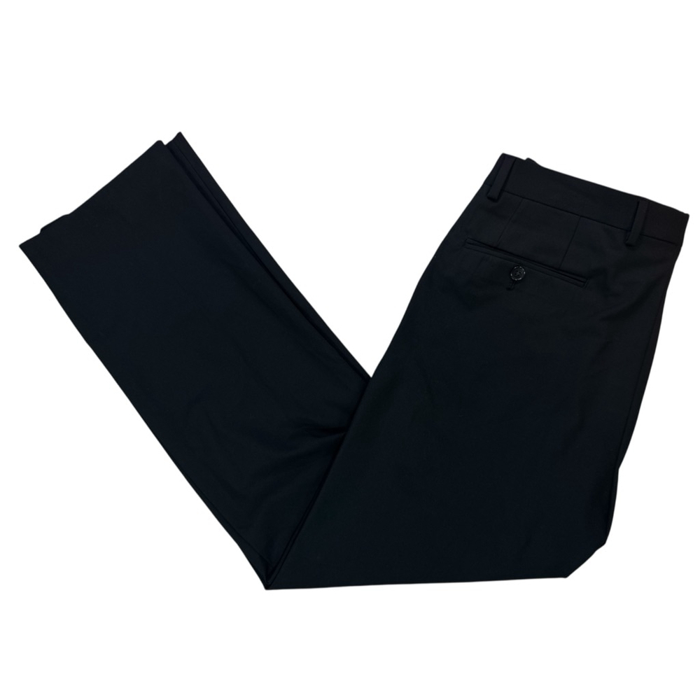 LAUREN RALPH LAUREN Men's Ulta-Flex Classic Fit Dress Pants Black 33 x 30